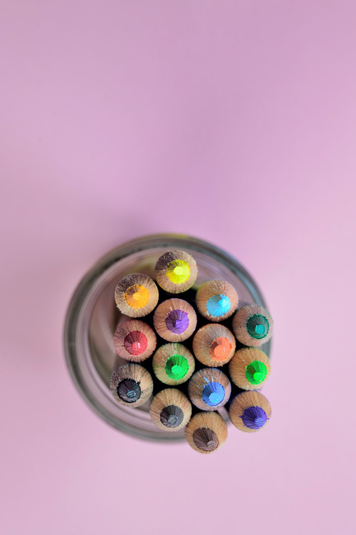 colored pens